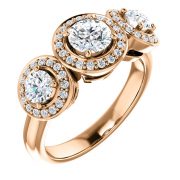 Mid Infinity Accented Diamond Ring- Anillos de compromiso en Monterrey