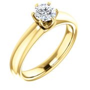 Basic Solitaire Diamond Ring- Anillos de compromiso en Monterrey